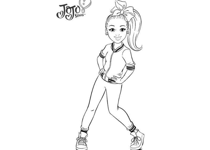 Friday Night Funkin and Jojo Siwa Coloring Pages: Dance with colors to create a beautiful dance!
