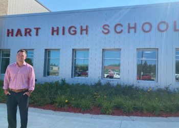 Hart High School Principal Troy Moran