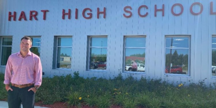 Hart High School Principal Troy Moran